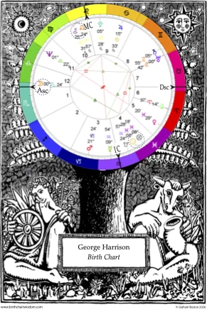 Illustrated Birth Chart (w/ Chart  Companion and Guide)